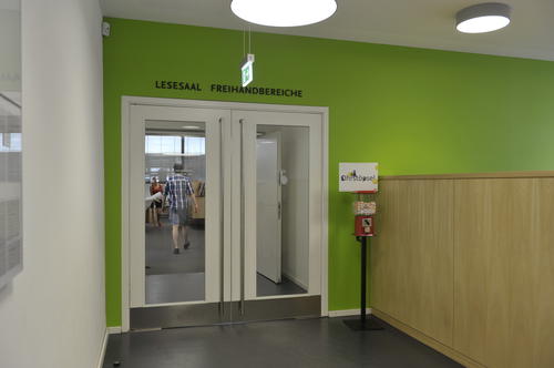Entrance to the reading rooms of the Law Library
