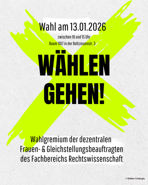 Wahlaufruf dez. Frauen- und Gleichstellungsbeauftragte 2026