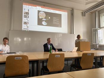 Herr Mührel, Herr Prof. Calliess und Frau Dr. Fuchs (von links)