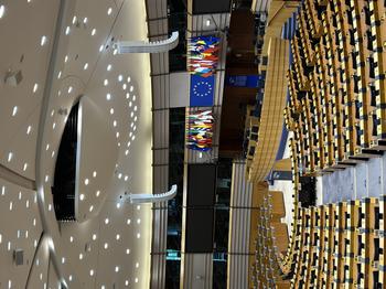 Der Plenarsaal des EP 