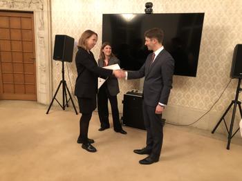 Verleihung des Justizpreises an Herrn Dr. Nikolaus Scheffel