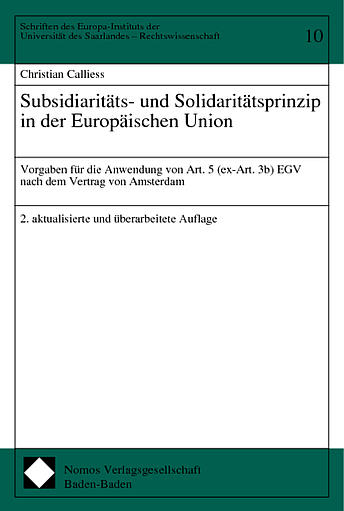 Cover_Subsidiaritäts- und Solidaritätsprinzip 2.Aufl