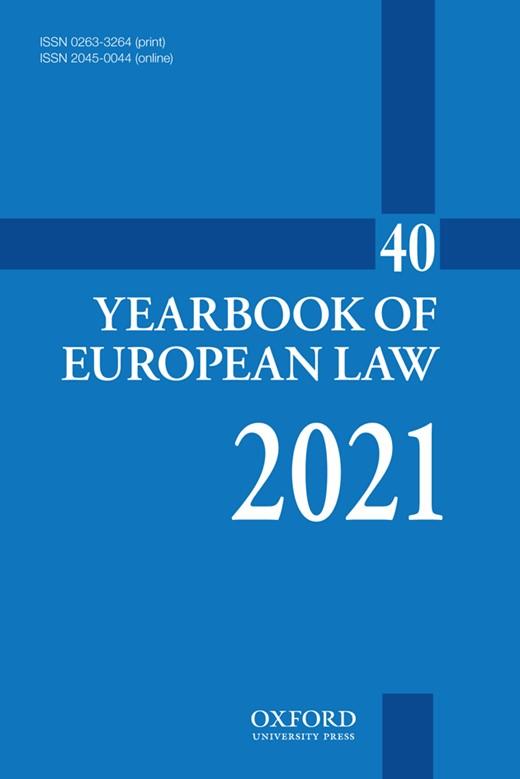 Cover_Yearbook of European Law 2021_The Future of Europe after Brexit