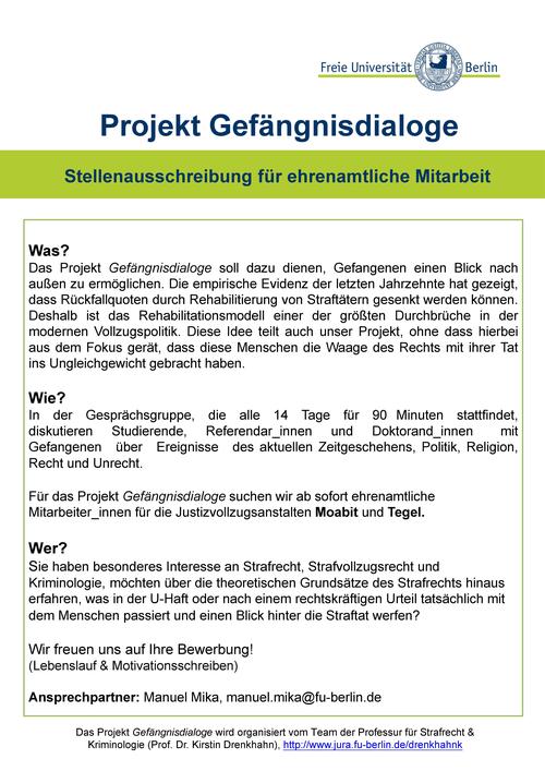 Bewerbung - Gesprächsgruppen