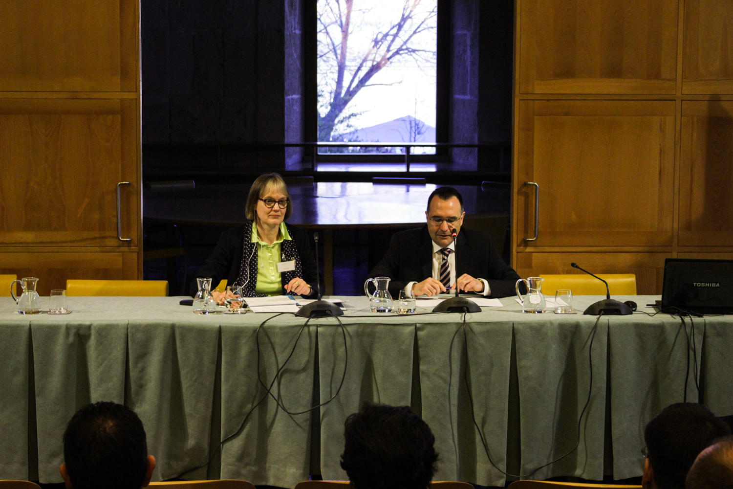 Prof. Cosima Möller und Prof. Ignacio Czeguhn