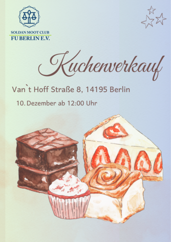 Flyer Kuchenverkauf Dezember 2025