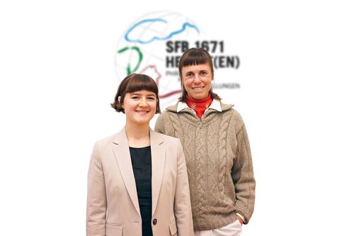 Jun.-Prof. Bettina Rentsch und wiss. Mit. Alessa Karlinski