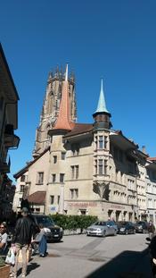 Blick auf Fribourg