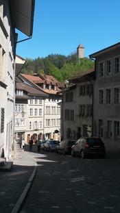 Blick auf Fribourg