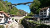 Blick auf Fribourg