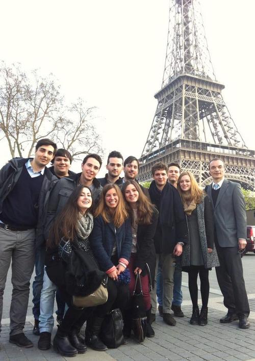 Themis-Studierende beim Seminar des Themis-Netzwerks in Paris im März 2014