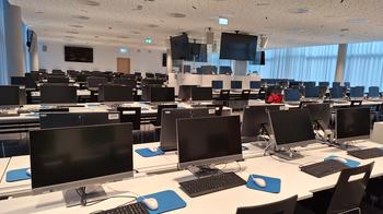 Prüfungsraum im E-Examination Center 2